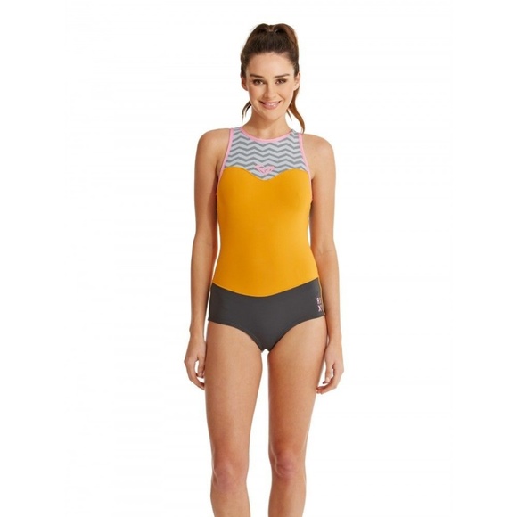 Roxy XY 1MM Bikini Short John Springsuit Size 6 - Picture 3 of 5